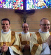 Image of Deacons enjoy special jubilee Mass (@catholicsthelen/Twitter).