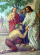 Image of Jesus healed and calls us to pray for healing as well (Hofmann/Crusaders for Christ).