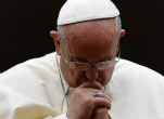 Image of Pope Francis prays for victims of Turkish wedding bombing.