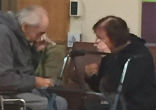 Image of Wolf and Anita Gottschalk were forced to live in separate nursing homes due to lack of space (Ashley Bartyik/Facebook).