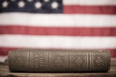 Image of American Flag and Bible
