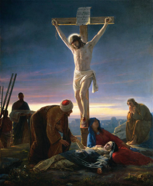 Christ on the Cross by Carl Heinrich Bloch, 1869.