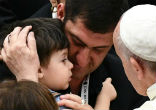 Image of Pope Francis welcomed victims of Nice attack.