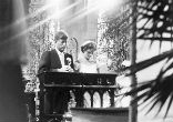 Image of The Church where JFK married Jackie is being restored (Bettmann Archive).