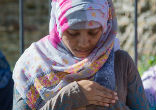 Image of Many in the Muslim community held a peaceful protest (Pess/SIPA/REX/Shutterstock).