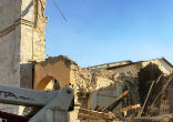 Image of Basilica of St. Benedict was hit hard by the earthquake that shook Italy.