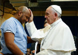 Image of Pope Francis will celebrate the Jubilee of Prisoners with a special Mass and special guests.
