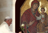 Image of Pope Francis says the Church's mercy is for everyone.