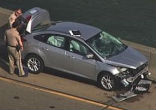 Image of Ex-wife hits estranged husband with car then commits suicide (CBS San Francisco).