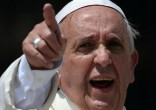 Image of Pope Francis delivers a warning.