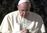 Image of Pope Francis prays for victims of Cairo bombing.