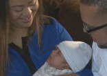 Image of Little Matthew was delivered safely (ABC 10).