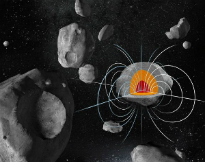 Asteroid Psyche is thought to be composed of precious metals.
