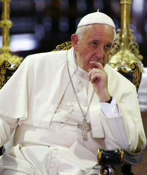 Pope Francis warns against gossip.
