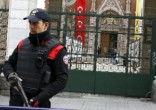 Image of Turkey ups its security at churches but patrons are still too afraid to attend.