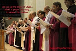 Image of Clergy in prayer at a National Memorial Service for the Preborn and their mothers and fathers