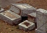Image of A Jewish cemetery was vandalized in University City, MO.
