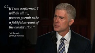 Image of Judge Neil Gorsuch is the nominee of President Trump to fill the vacancy on the Supreme Court left by the death of Justice Scalia