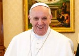 Image of Pope Francis is the first pope to visit Rome's Anglican church.