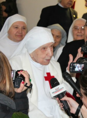 Sister Candida Bellotti shares her secret to a long life.
