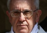 Image of Pope Francis denounces all forms of anti-semitism.