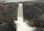 Image of Authorities have been releasing water to lower the lake's level following several rain storms (CHP Commissioner/Twitter).