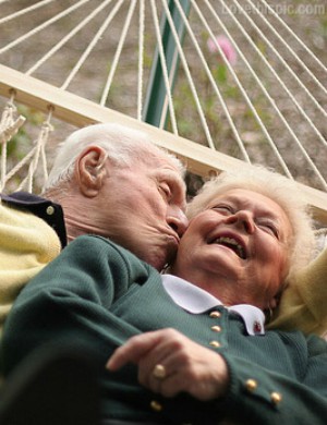 Elderly couple (not pictured) share their secret to everlasting love.