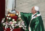 Image of Pope Francis to visit Portugal to celebrate Fatima Marian apparitions.