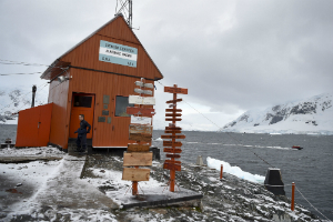 An Argentine research station in Antarctica has set a record, but for hype not temperature.