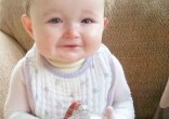 Image of Makenzie must be wrapped in bandages to protect her fragile skin (Facebook/Rock The Socks).