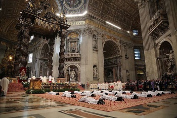 Ordination of multiple priests in Rome