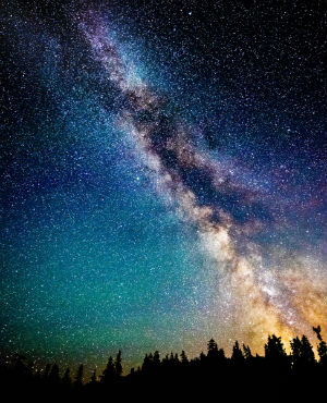 The galaxy [not pictured] is thought to be just 600 years old, a literal baby in cosmic terms.