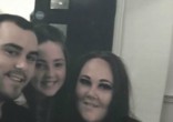 Image of Louise Corkill was stunned to see her late grandmother's face once again.