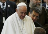 Image of Pope Francis delivered a special message to Paliano inmates (Reuters).