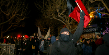 The terrorist are our own children, recruited at college to incite violence and mayhem.