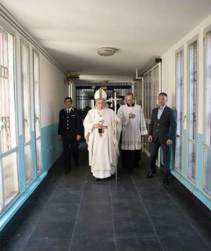 Pope Francis to visit Paliano Prison (not pictured) for Holy Thursday.