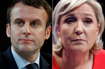 Emmanuel Macron and Marine Le Pen will face a final election on May 7.