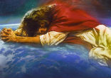Image of Jesus intercedes for us - every day, every moment