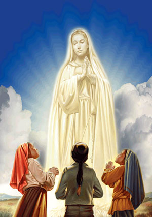 On May 13, 1917, the Virgin Mary appeared to three shepherd children.
