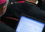 Image of Pope Francis insists the Vatican go digital.
