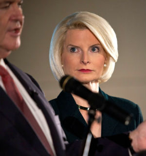 Callista Gingrich is the wife of former House Speaker Newt Gingrich.