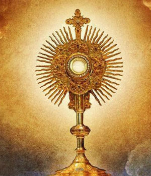 Martin Baani [not pictured] risked his life for the Blessed Sacrament.