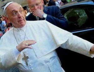 Pope Francis sings and dances with Jewish leaders.