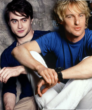 Daniel Radcliffe and Owen Wilson will appear alongside each other in 2018.