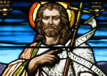 Image of St. John the Baptist is one of the more favored bearded saints. 