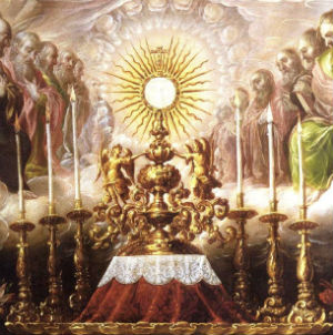 The Eucharist helps us to remember everything that Christ has done for us, in particular his great love for us.