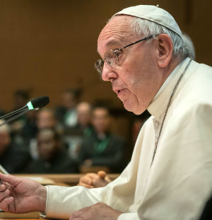 Pope Francis teaches in a 'Jesus-like' manner.
