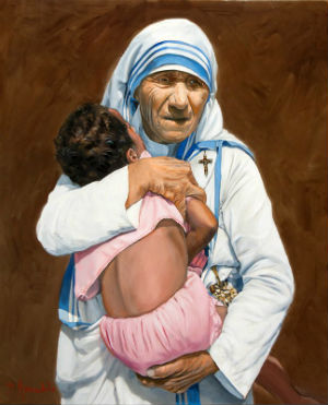 The single most heroic thing is exactly her darkness. That pure living, that pure, naked faith.