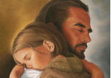 Image of Jesus' love is forever. 