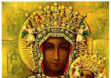 Image of Our Lady of Czestochowa is the Queen and Protector of Poland.